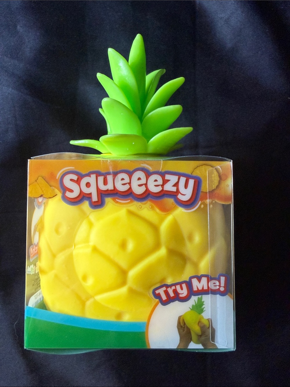New Authentic Squeeezy Pineapple - Sought After and Refreshing Stress Toy